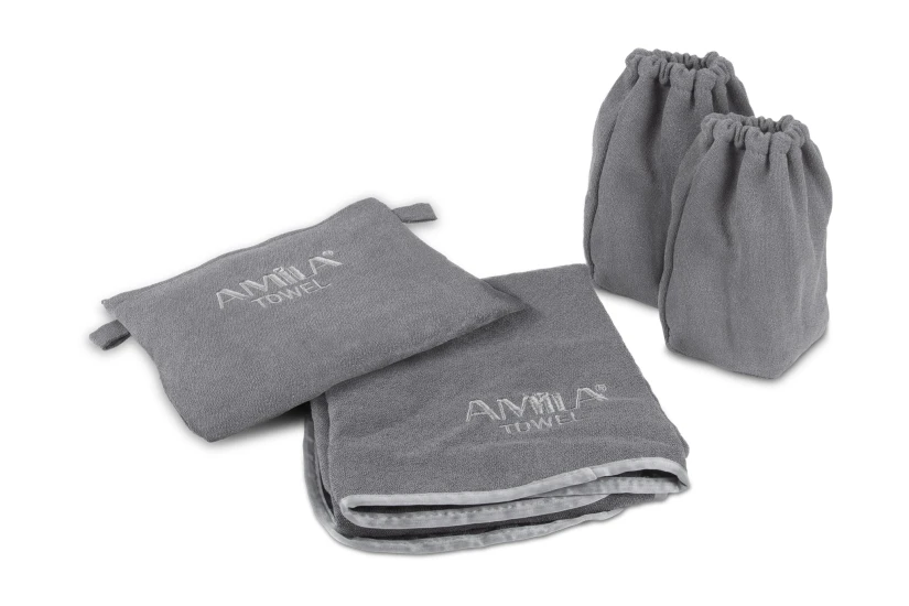 Amila Reformer Towel Pro Πετσέτα Γυμναστηρίου Γκρι