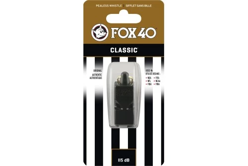 Amila Σφυρίχτρα Fox40 Classic Μαύρη (99000008)