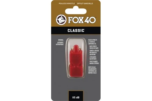 Amila Σφυρίχτρα Fox40 Classic Safety Κόκκινη (99020100)