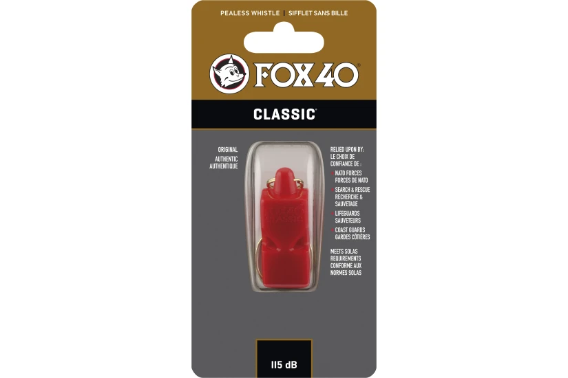Amila Σφυρίχτρα Fox40 Classic Safety Κόκκινη (99020100)