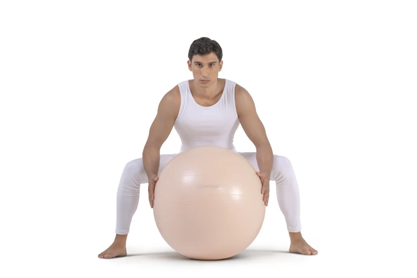 Amila Μπάλα Γυμναστικής Estetica Gym Ball 55 Cm - Nature (99701)