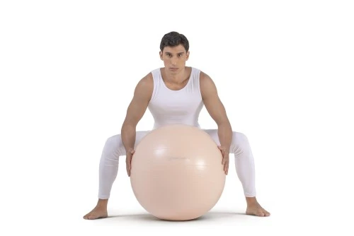 Amila Μπάλα Γυμναστικής Estetica Gym Ball 65 Cm - Nature (99702)