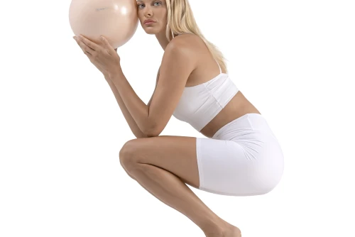 Amila Μπάλα Γυμναστικής Estetica Pilates Ball 19 Cm - Nature (99703)