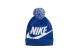 Nike Swoosh Pom Παιδικό Χειμερινό Σετ Σκουφάκι - Γάντια Μπλε