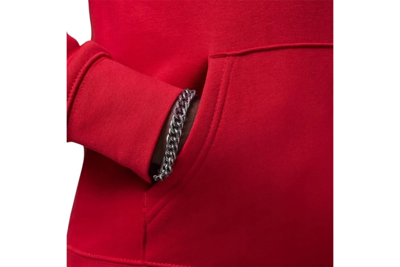 Jordan Brooklyn Fleece Παιδικό Φούτερ με Κουκούλα Κόκκινο