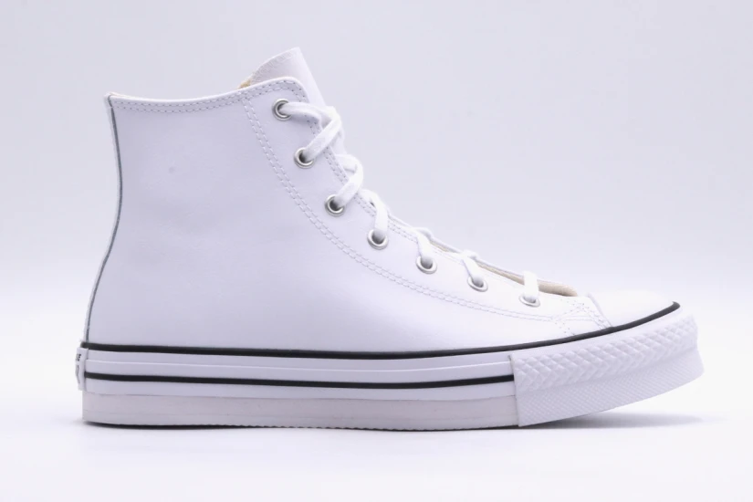 Converse Chuck Taylor All Star EVA Lift Leather Platform Sneakers