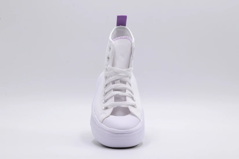 Converse Chuck Taylor All Star Move Platform Sneakers Λευκά, Μωβ