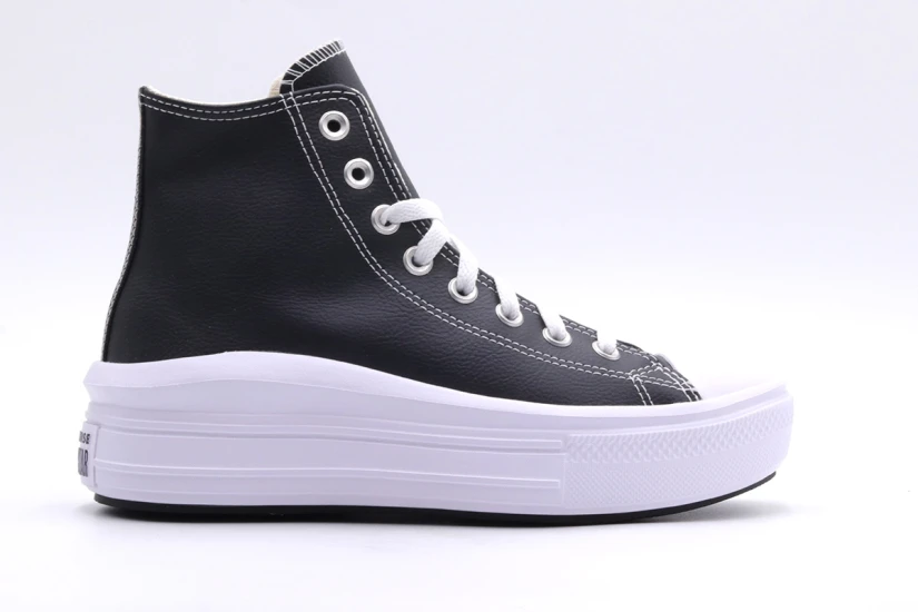 Converse Chuck Taylor All Star Move Sneakers Μαύρα, Λευκά