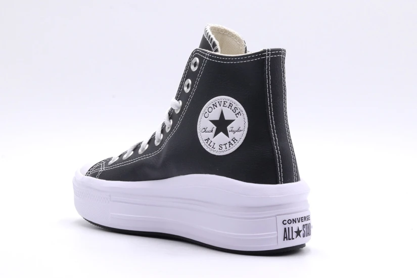 Converse Chuck Taylor All Star Move Sneakers Μαύρα, Λευκά