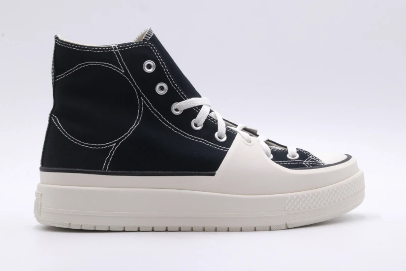 Converse Chuck Taylor Construct Hi Ανδρικά Παπούτσια Μαύρα