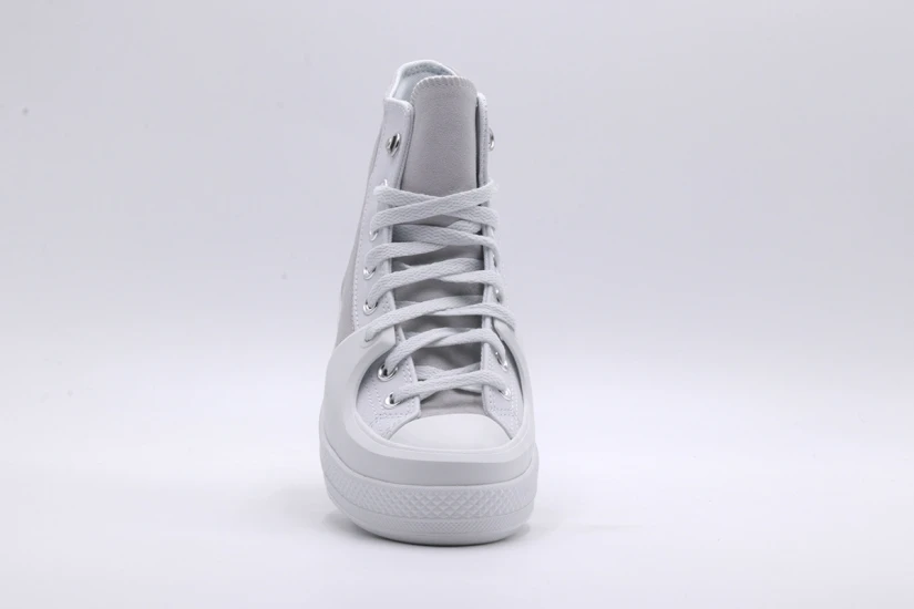 Converse Chuck Taylor Construct Hi Unisex Παπούτσια Λευκά, Γκρι