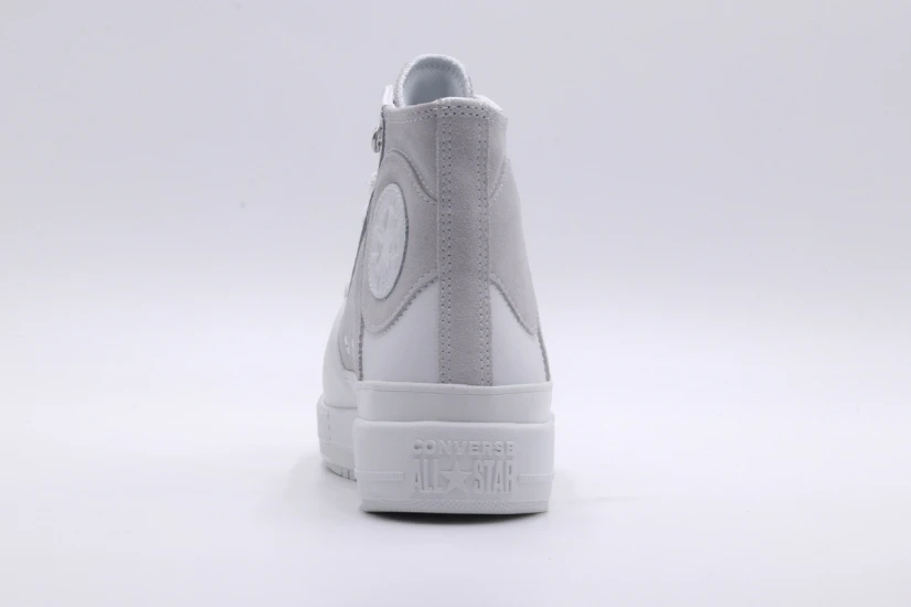 Converse Chuck Taylor Construct Hi Unisex Παπούτσια Λευκά, Γκρι
