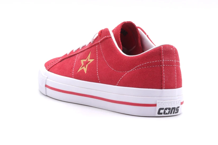 Converse One Star Pro Suede Ανδρικά Παπούτσια Κόκκινα