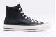 Converse Chuck 70 Leather Ανδρικά Δερμάτινα Sneakers Μαύρα, Εκρού
