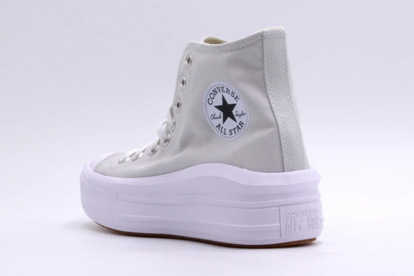 Converse Chuck Taylor All Star Move Platform Sneakers Γκρι, Λευκά