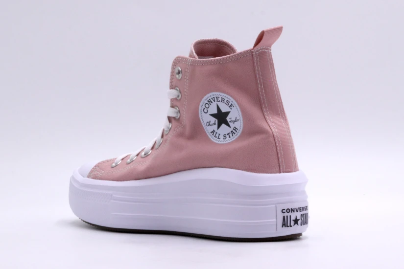 Converse Chuck Taylor All Star Move Platform Sneakers Ροζ, Λευκά