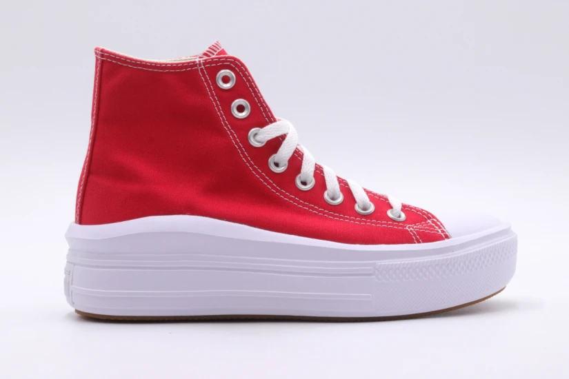 Converse Chuck Taylor All Star Move Sneakers Κόκκινα, Λευκά