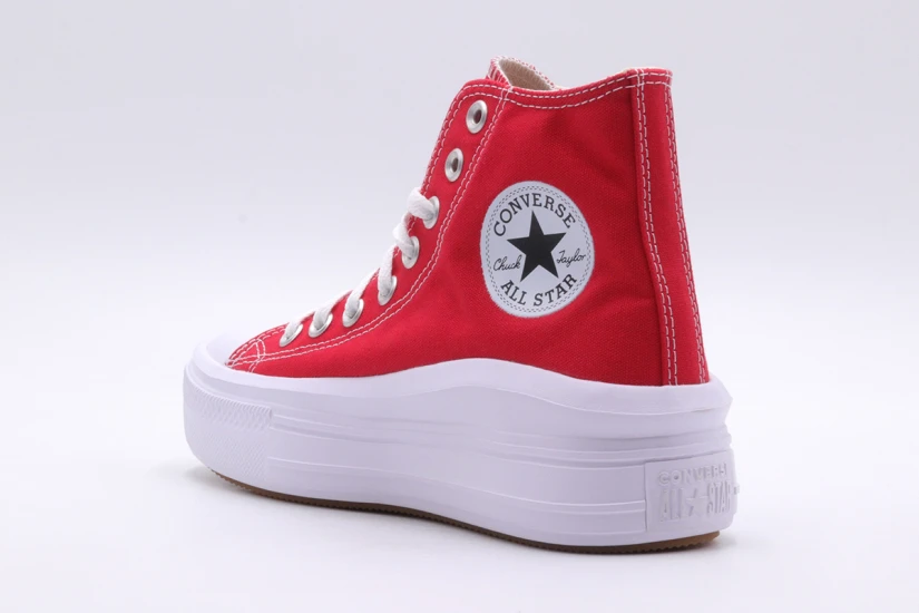 Converse Chuck Taylor All Star Move Sneakers Κόκκινα, Λευκά