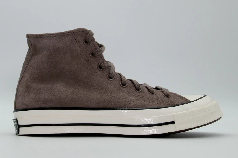 Converse Chuck 70 Hi Ανδρικά Sneakers Γκρι, Λευκά, Μαύρα