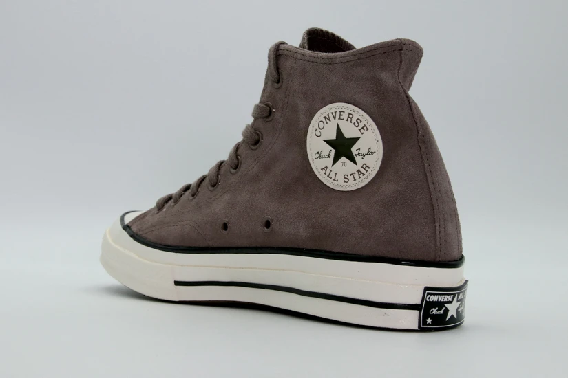 Converse Chuck 70 Hi Ανδρικά Sneakers Γκρι, Λευκά, Μαύρα