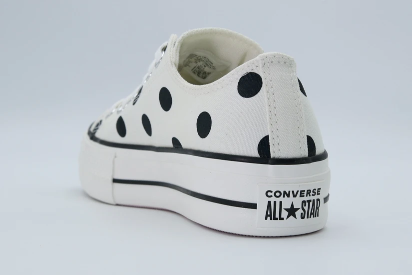 Converse Chuck Taylor All Star Lift Platform Sneakers Εκρού, Μαύρα