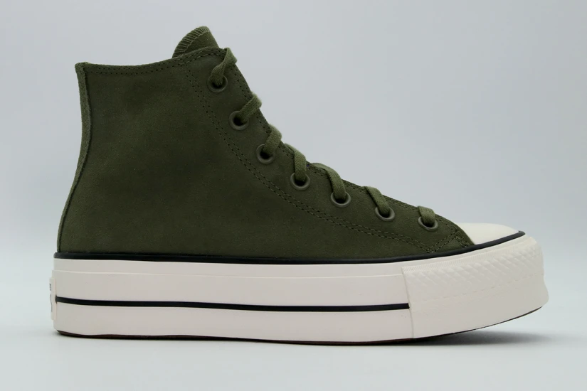 Converse Chuck Taylor All Star Lift Sneakers Χακί, Λευκά