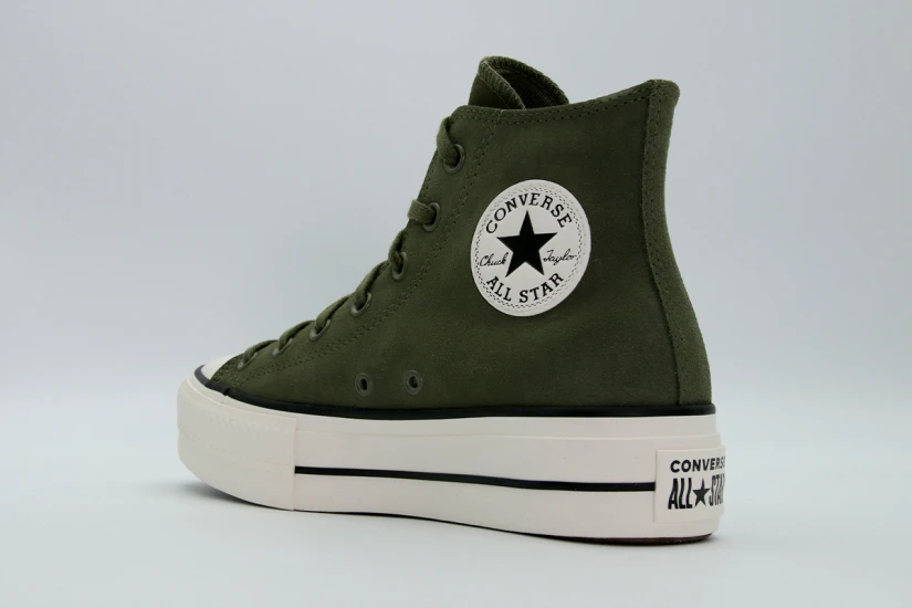 Converse Chuck Taylor All Star Lift Sneakers Χακί, Λευκά