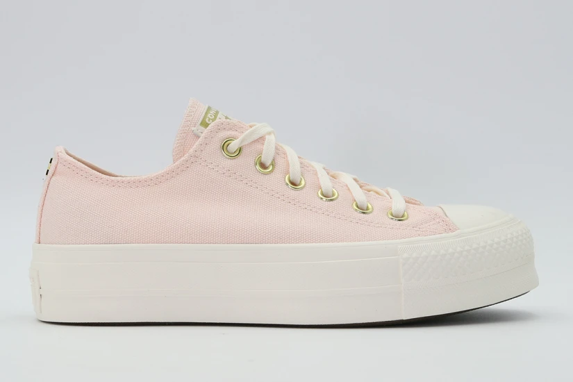 Converse Chuck Taylor All Star Lift Ox Sneakers Ροζ, Λευκά