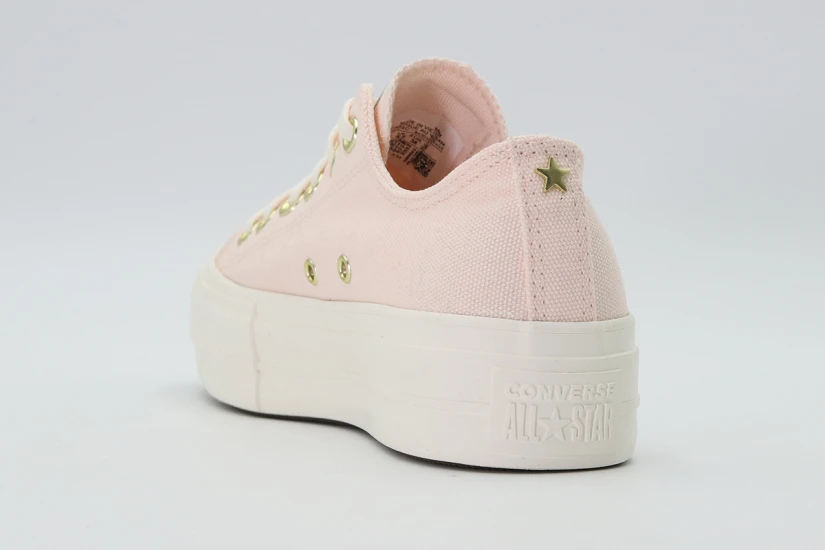 Converse Chuck Taylor All Star Lift Ox Sneakers Ροζ, Λευκά