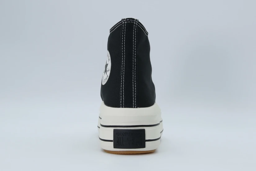 Converse Chuck Taylor All Star Move Retro Sport Sneakers Μαύρα, Εκρού