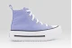 Converse Chuck Taylor All Star Lift Double Stack Platform Παιδικά Sneakers Λιλά, Λευκά