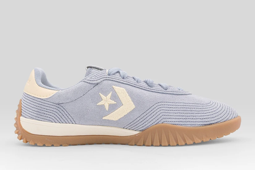 Converse Run Star Trainer Stitched Suede Sneakers Σιέλ, Εκρού, Μπεζ