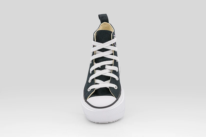 Converse Chuck Taylor All Star Lift Platform Παιδικά Sneakers Μαύρα, Λευκά