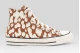 Converse Chuck Taylor All Star High Animal Print Sneakers Καφέ, Εκρού