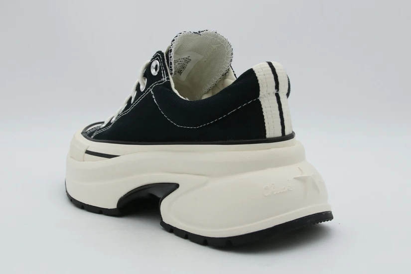 Converse Run Star Crush Γυναικεία Sneakers Μαύρα, Εκρού