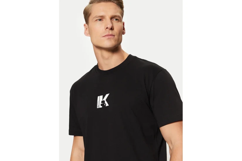 Karl Lagerfeld Ανδρικό Κοντομάνικο T-Shirt Μαύρο
