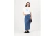 Karl Lagerfeld Glitched Γυναικείο Boxy Κοντομάνικο T-Shirt Λευκό