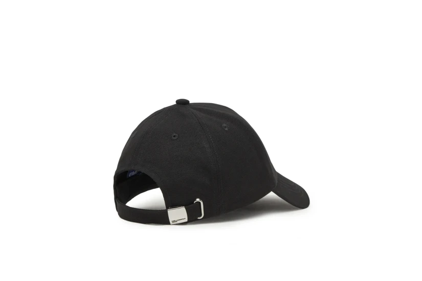 Karl Lagerfeld Logo Box Patch Καπέλο Strapback Μαύρο, Μπλε