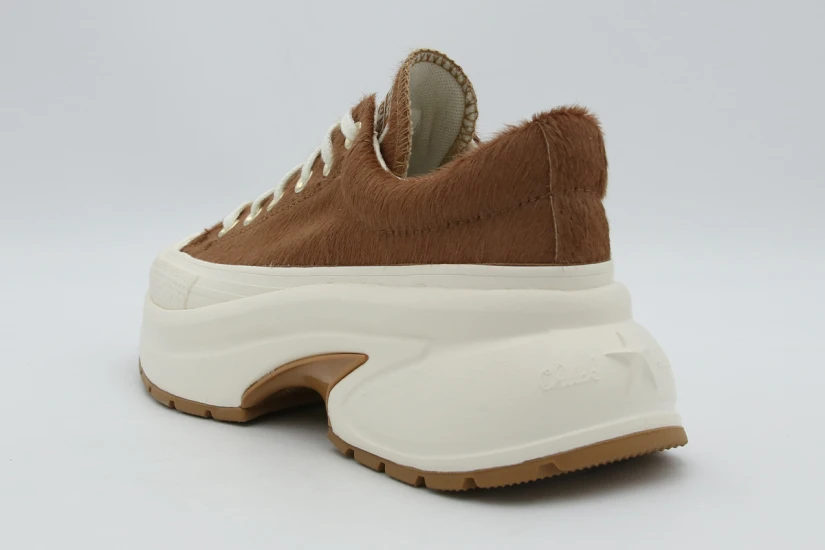 Converse Run Star Crush Γυναικεία Sneakers Καφέ, Εκρού