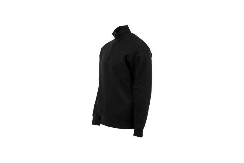 Russell Half Zip Ανδρική Μακρυμάνικη Μπλούζα Με Φερμουάρ Μαύρη
