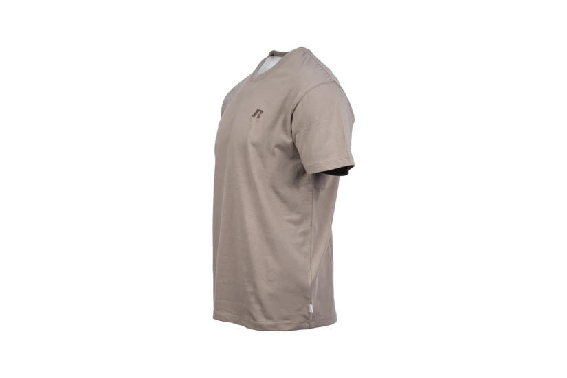 Russell Small Logo Ανδρικό Κοντομάνικο T-Shirt Καφέ