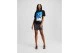 Karl Lagerfeld Γυναικείο Κοντομάνικο T-Shirt Μαύρο, Μπλε, Λευκό