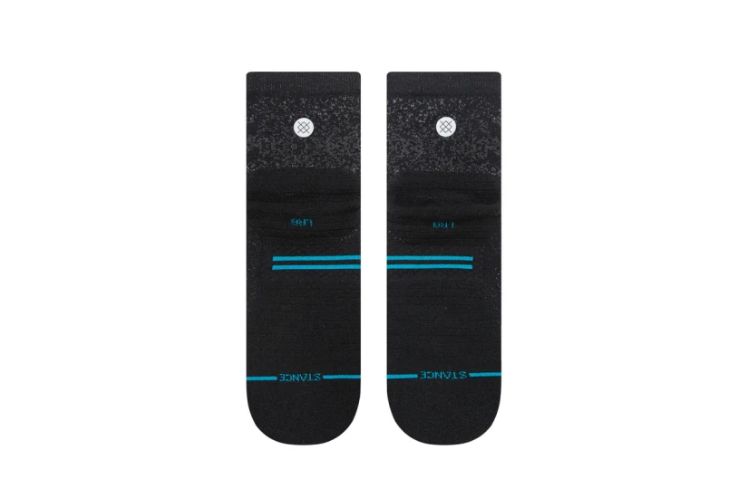 Stance Run Light Ανδρικές Ψηλές Κάλτσες Μαύρες 1 Ζευγάρι