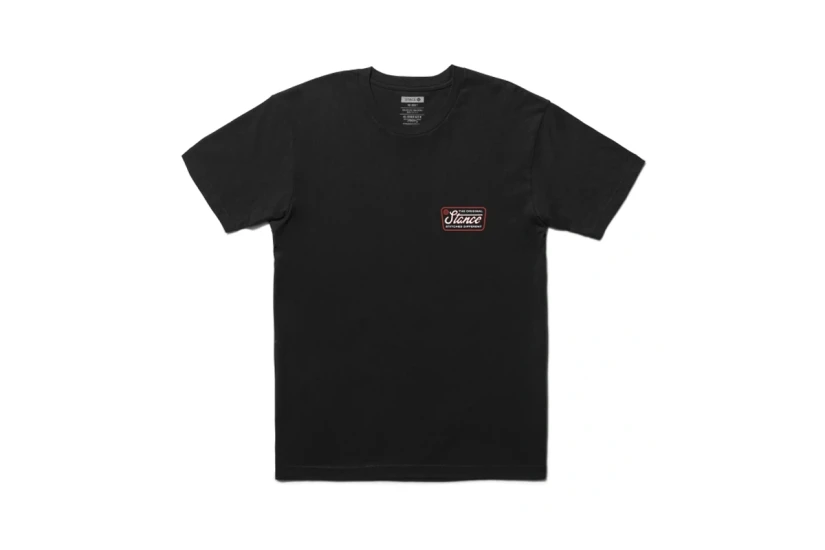 Stance Script Seal Ανδρικό Κοντομάνικο T-Shirt Μαύρο