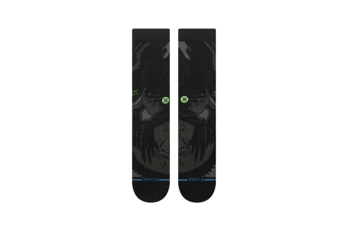 Stance Alien Crew Κάλτσες Ψηλές 1 Ζευγάρι (A545C6ALI-BLK)