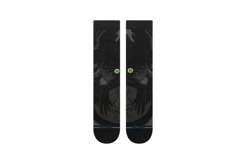 Stance Alien Crew Κάλτσες μέχρι τη Γάμπα Μαύρες, Γκρι Σκούρο 1 Ζευγάρι