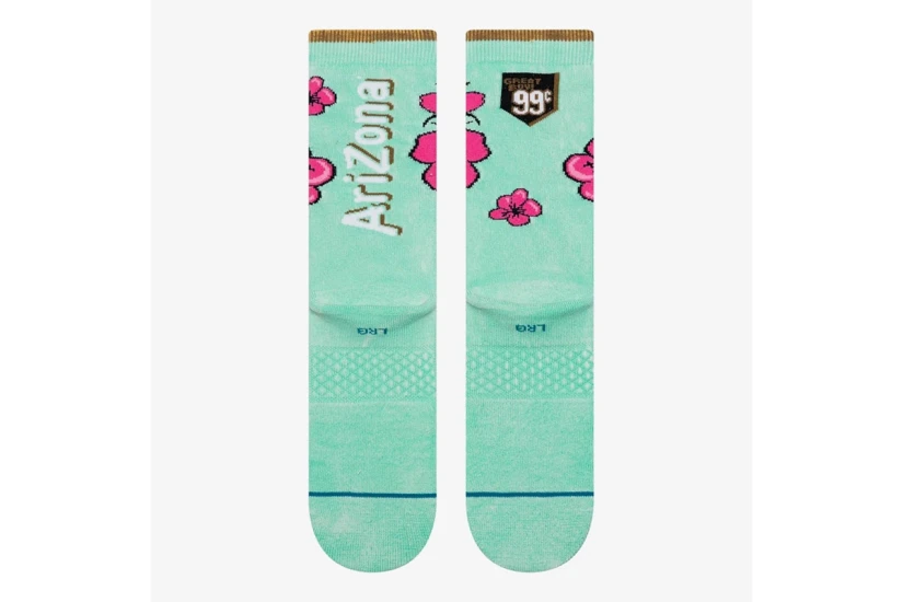 Stance 99 Cents Κάλτσες μέχρι τη Γάμπα Μέντα, Ροζ, Μαύρες 1 Ζευγάρι