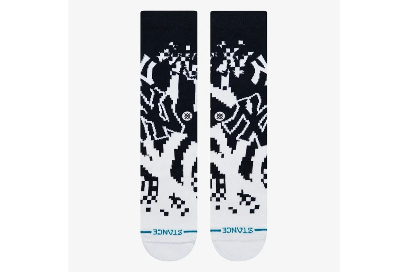 Stance Pixelnyy Κάλτσες μέχρι τη Γάμπα Λευκές, Μπλε Σκούρο 1 Ζευγάρι