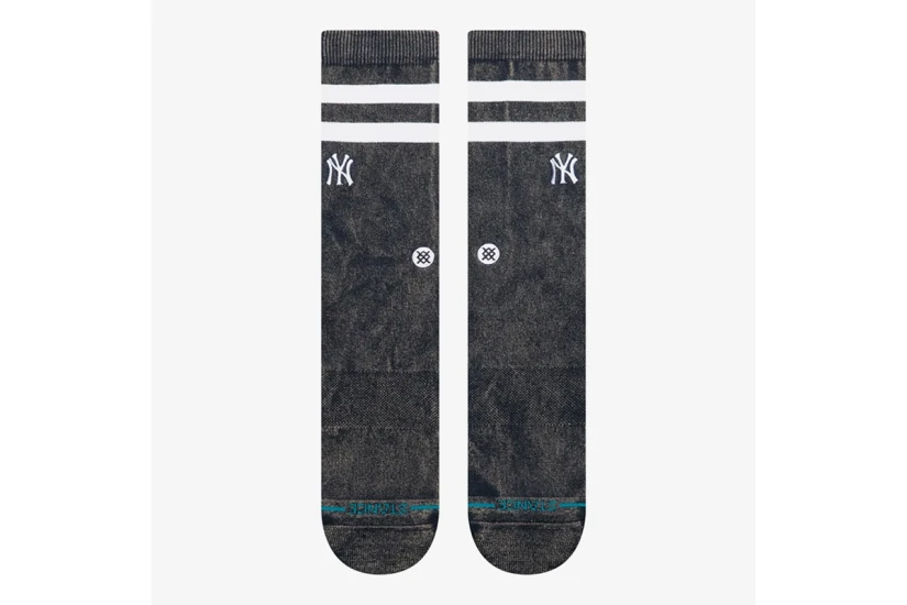 Stance Rotation New York Yankees Κάλτσες μέχρι τον Αστράγαλο Ανθρακί, Λευκές 1 Ζευγάρι