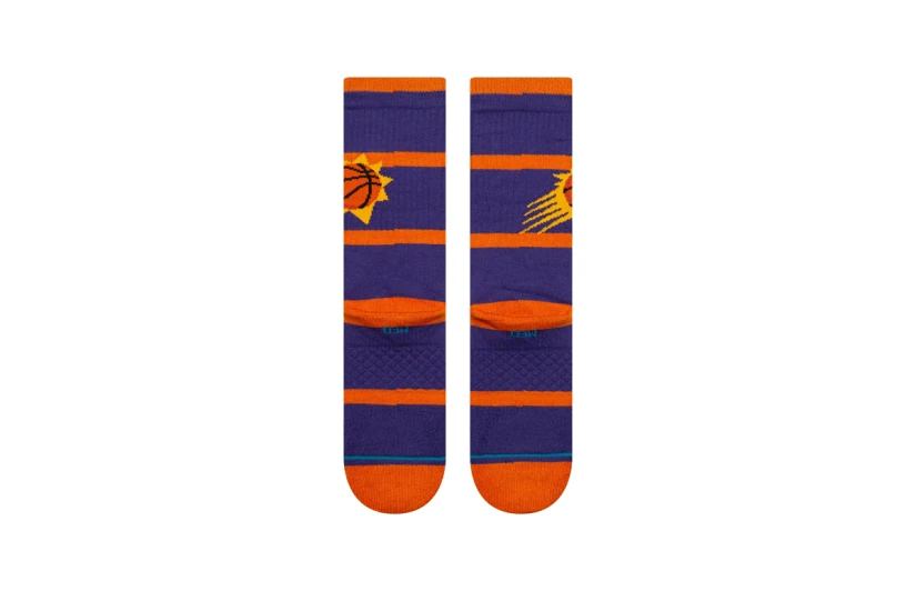 Stance NBA Phoenix Suns Prep Ανδρικές Ψηλές Κάλτσες Μωβ, Πορτοκαλί 1 Ζευγάρι